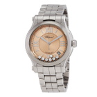 Chopard Happy Sport Pink Dial Ladies Watch 278559-3025