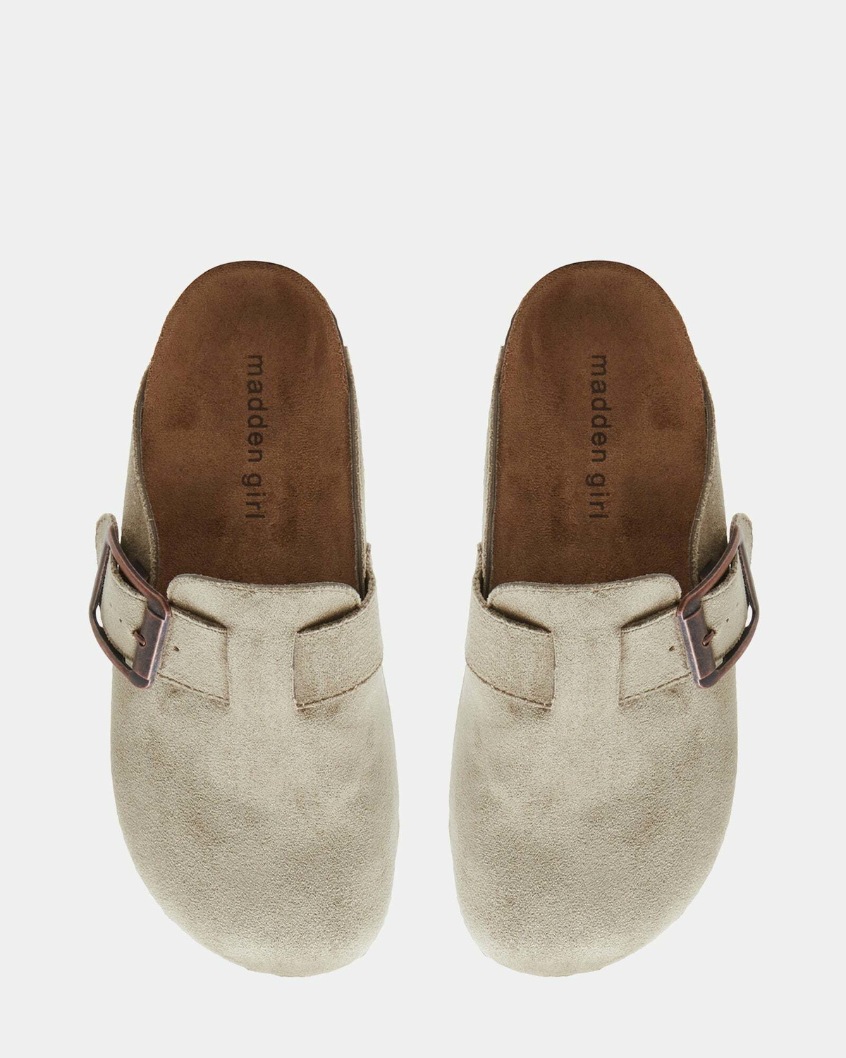 Steve Madden Prim Flats in Taupe Fabric