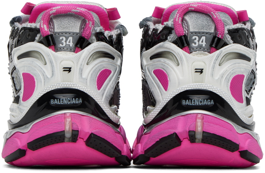 人気★関税込【BALENCIAGA】Runner スニーカー Silver/Pink 人気☆関税込【BALENCIAGA】Runner スニーカー Silver/Pink