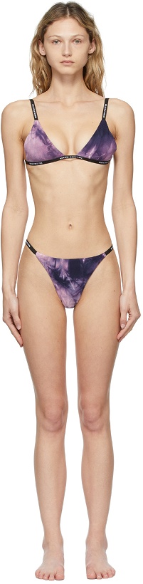 Photo: Heron Preston Purple Washed Triangle Bikini