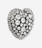 Alessandra Rich Crystal-embellished clip-on earrings