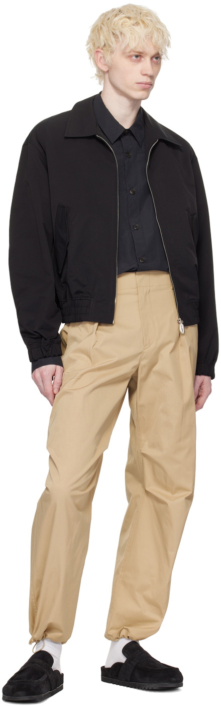 LE17SEPTEMBRE Black Oversized Bomber Jacket