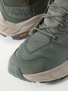 Hoka One One - Anacapa Nubuck-Trimmed GORE-TEX Hiking Boots - Green