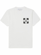 Off-White - Logo-Print Cotton-Jersey T-shirt - White