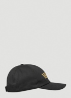 Embroidered Logo Cap in Black