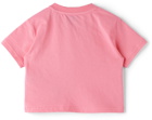 Burberry Baby Pink Montage Print T-Shirt