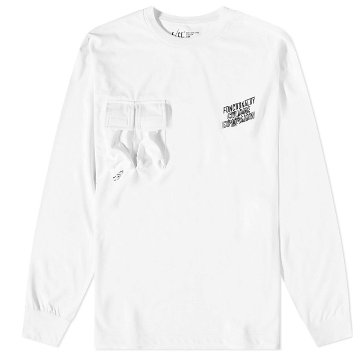 Photo: F/CE. Men's Long Sleeve Fast-Dry Utility T-Shirt in White