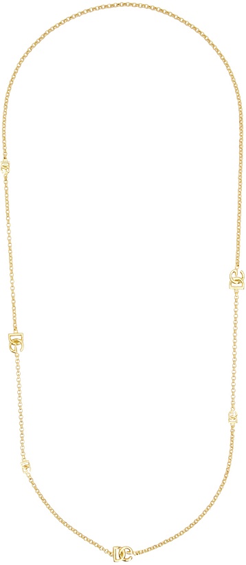 Photo: Dolce & Gabbana Gold Small Logo Bracelet