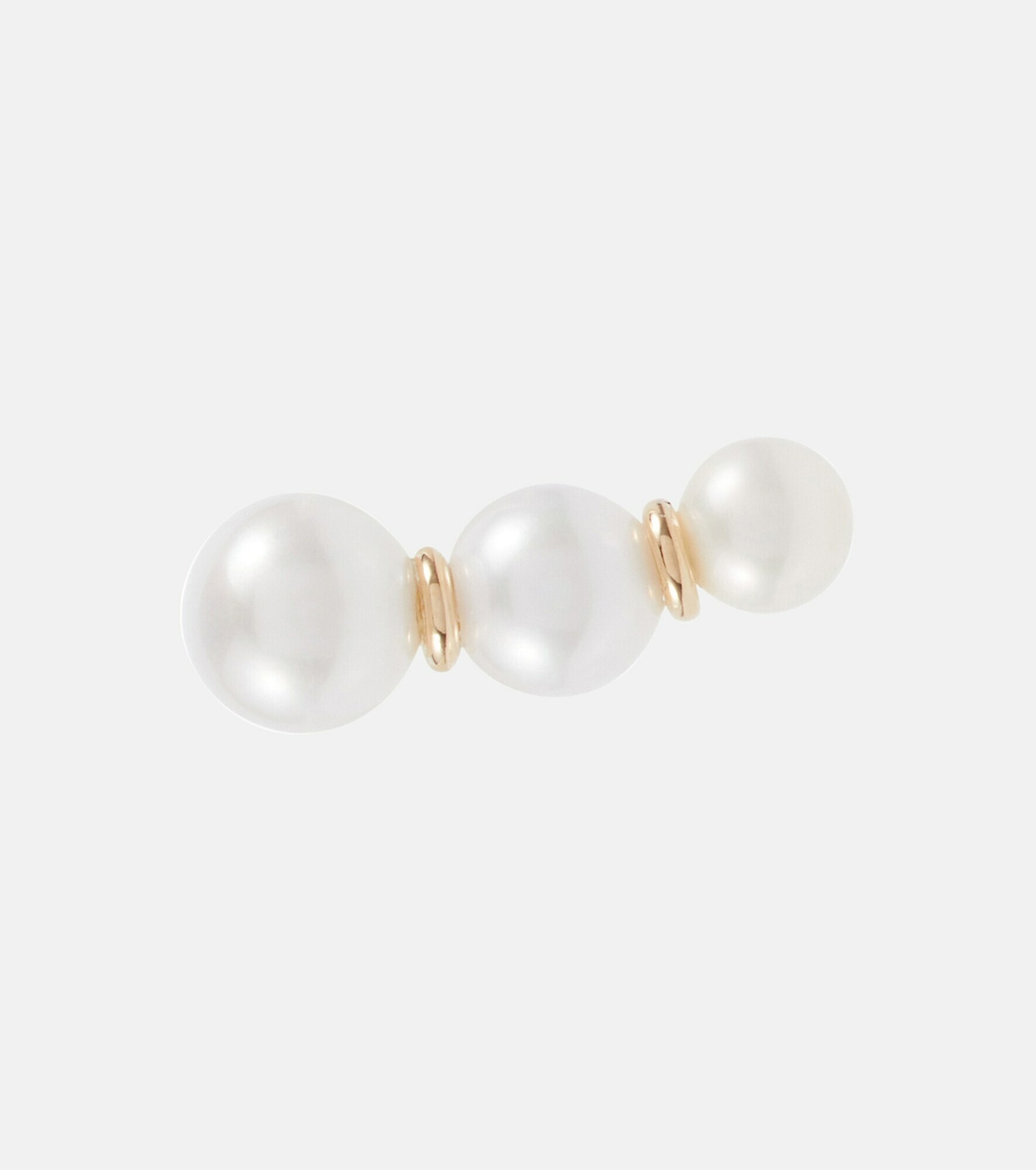 Sophie Bille Brahe - Trois Perles 14kt yellow gold single