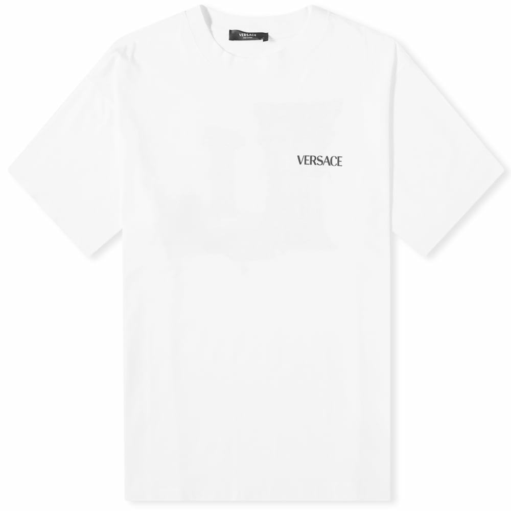Photo: Versace Men's Logo T-Shirt in White