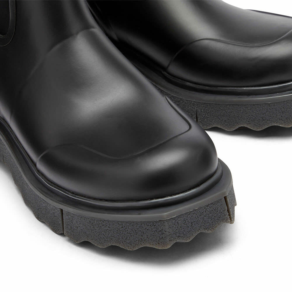 Off-White Women's Sponge Rubber Rainboot in Black