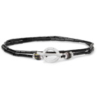 Mikia - Beaded Wrap Bracelet - Black