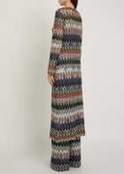 Missoni Chevron Fine-knit Shirt Cardigan Multicoloured