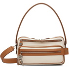 Acne Studios Beige & Brown Camero Party Canvas Bag