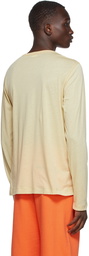 Dries Van Noten Beige Light Simple Long Sleeve T-Shirt