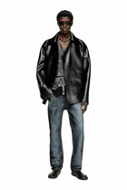 Diesel Oversized neoprene-bonded tailored jacket - Jackets - Unisex - Black