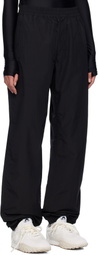 Marine Serre Black 'MS Sport' Nylon Track Pants