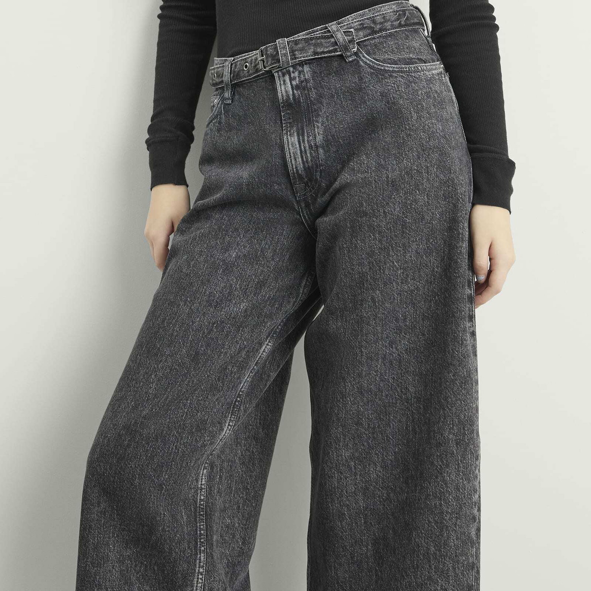 Samsøe Samsøe Women's Saharper Denim Culottes in Grey Cloud