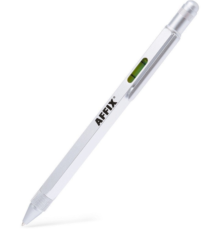 Photo: AFFIX - Troika Utility Silver-Tone Ballpoint Pen - Silver