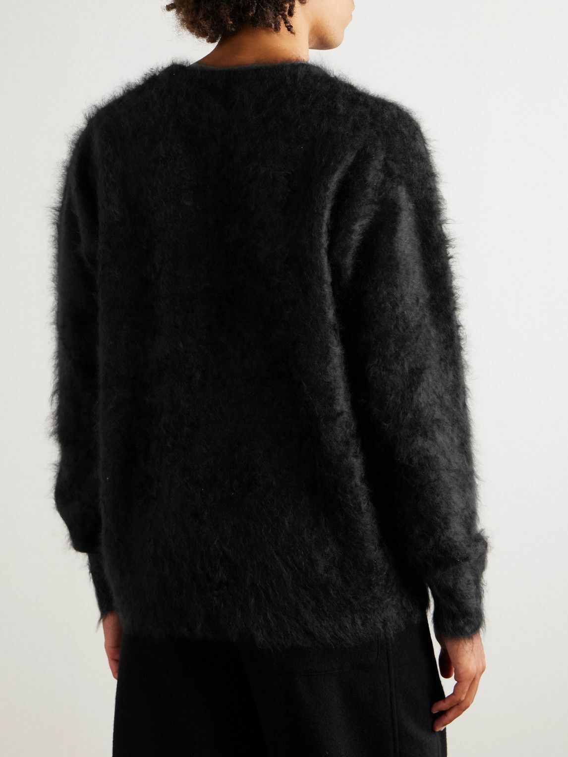 ssstein - Brushed-Cashmere Sweater - Black