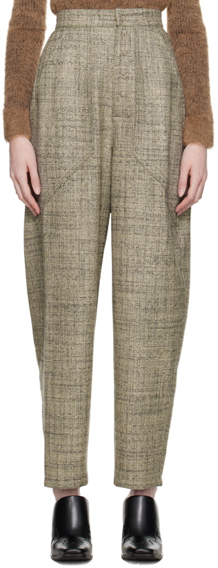 Photo: Stella McCartney Beige Loose Fit Trousers