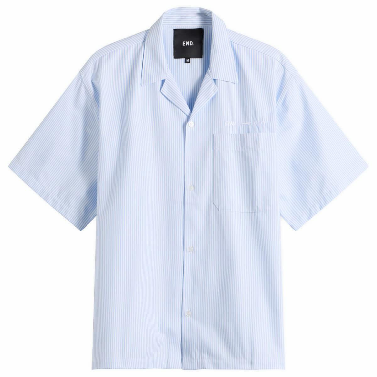 END. Fast Shirt in Blue Pin