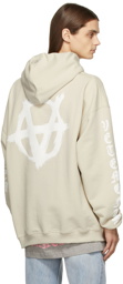 VETEMENTS Off-White Double Anarchy Hoodie
