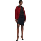 Nour Hammour Red Barn Suede Jacket