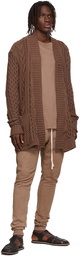 Greg Lauren Brown Fisherman GL1 Cardigan