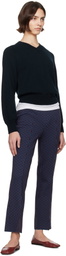 High Sport Navy Veronica Sweater