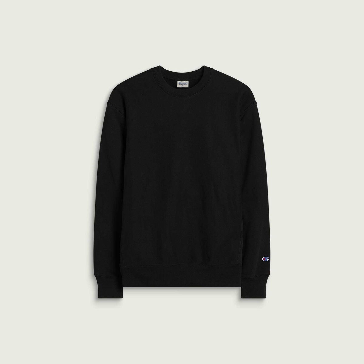 Champion Men's Reverse Weave Relaxed Sweatshirt in Black