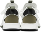 TOM FORD White & Khaki Jago Sneakers