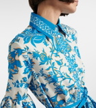 Etro Printed mini shirt dress