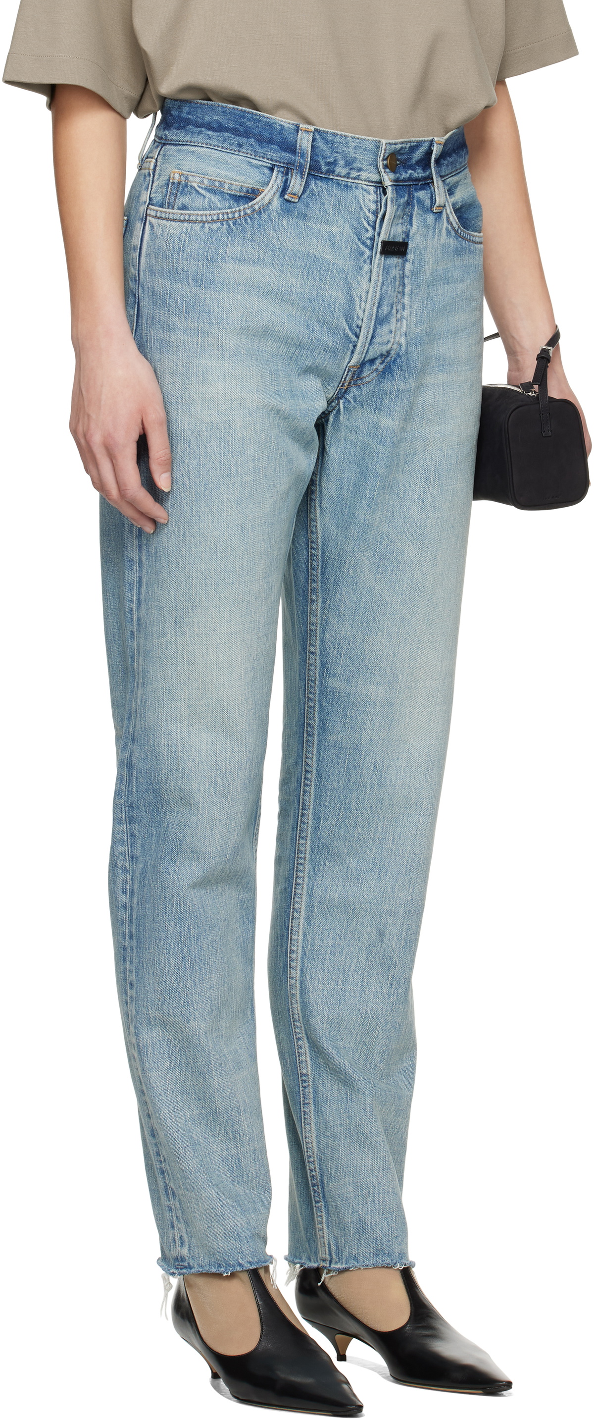 Fear of God Blue Classic 5 Pocket Jeans