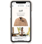 TOM FORD - Logo-Detailed Leather iPhone 11 Pro Phone Case - White