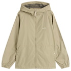 Snow Peak Men's Light Mountain Cloth Zip Up Parka Jacket in Beige