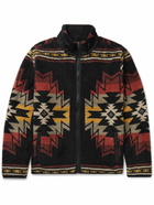 Faherty - Doug Good Feather Printed Recycled-Fleece Jacket - Black