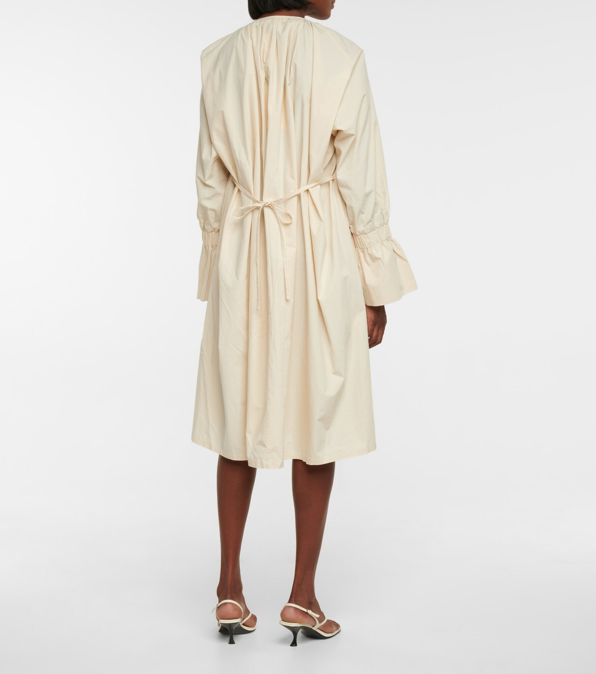 Deveaux New York - Aurora oversized cotton midi dress