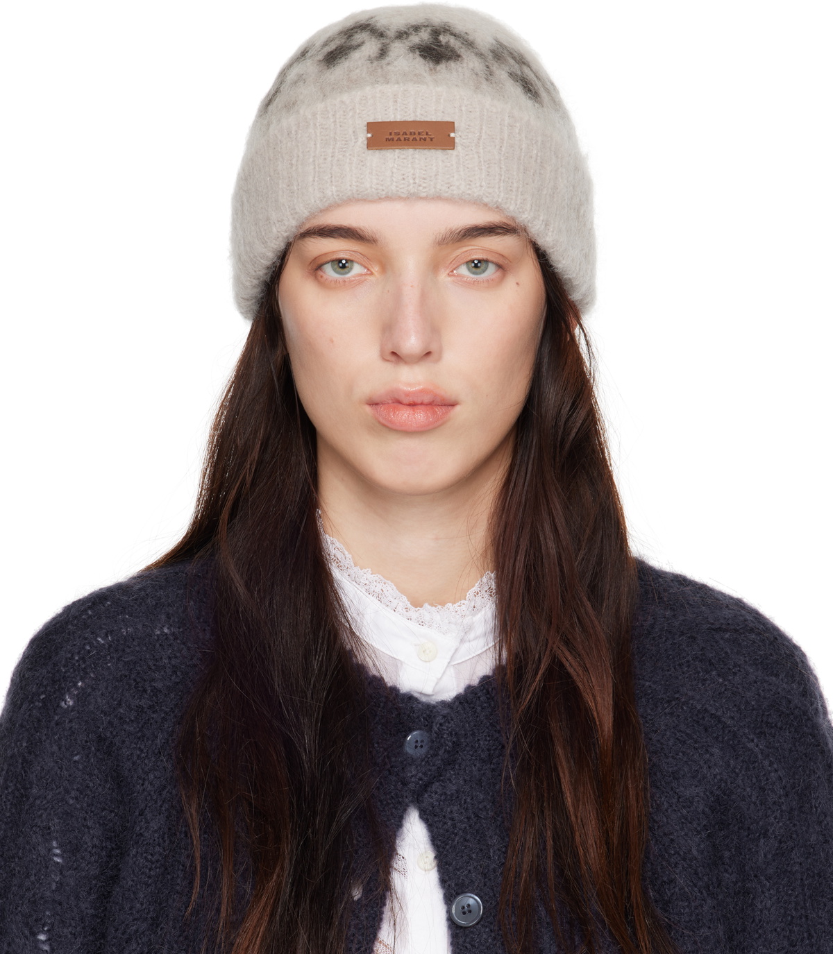 Isabel Marant Beige & Khaki Darana Beanie
