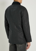 Barbour Ashby Waxed Cotton Jacket Navy