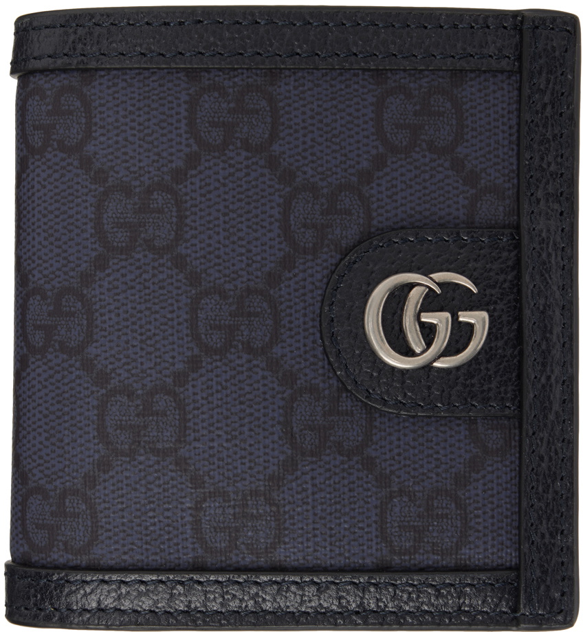 Gucci Navy Ophidia GG Wallet Gucci