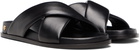 ANINE BING Black Emi Sandals