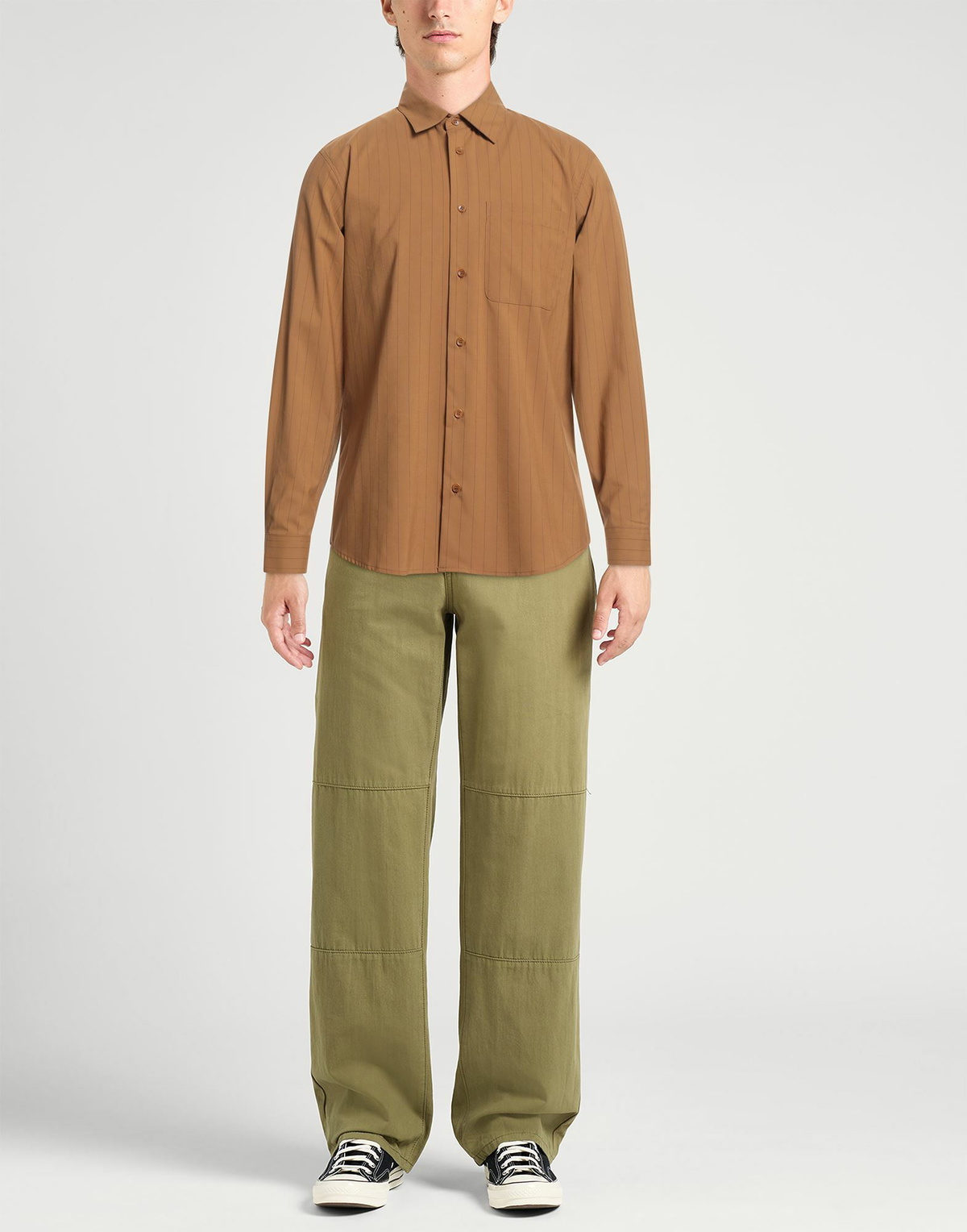 Sandro Mens Shirt Camel