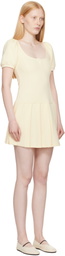 Sandy Liang Yellow Camden Minidress