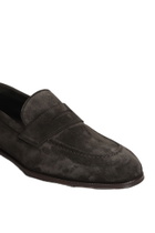 Henderson Baracco Loafers In Brown Suede