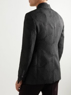TOM FORD - Cooper Silk-Blend Jacquard Tuxedo Jacket - Black