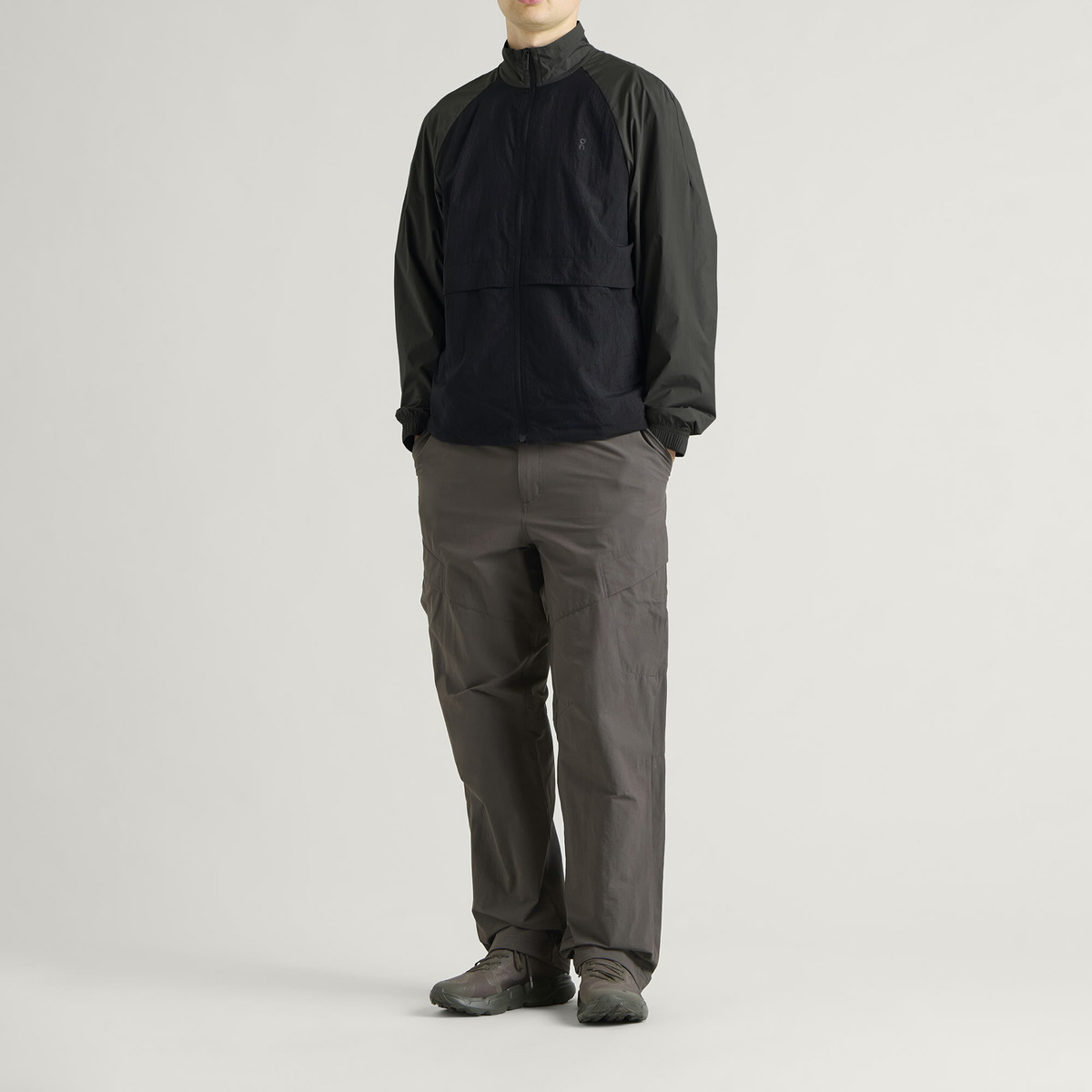 ON Men's All-Day Track Jacket in Black/Espresso