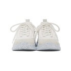 MSGM White and Grey Z Speckle Sneakers