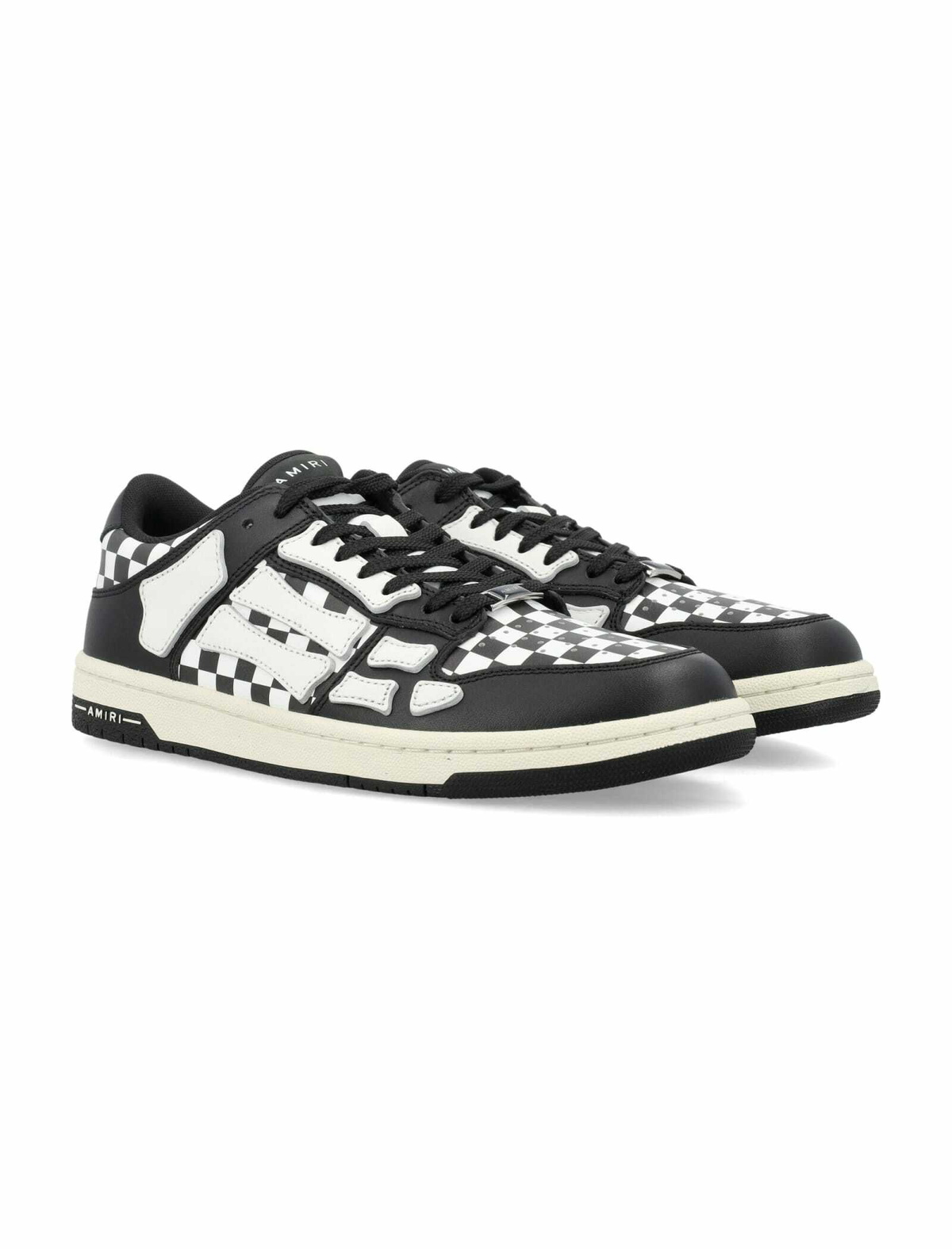 新品 AMIRI CHECKERED Skel Top Low Sneaker AMIRI Checkered Skel Top Low Sneakers Amiri