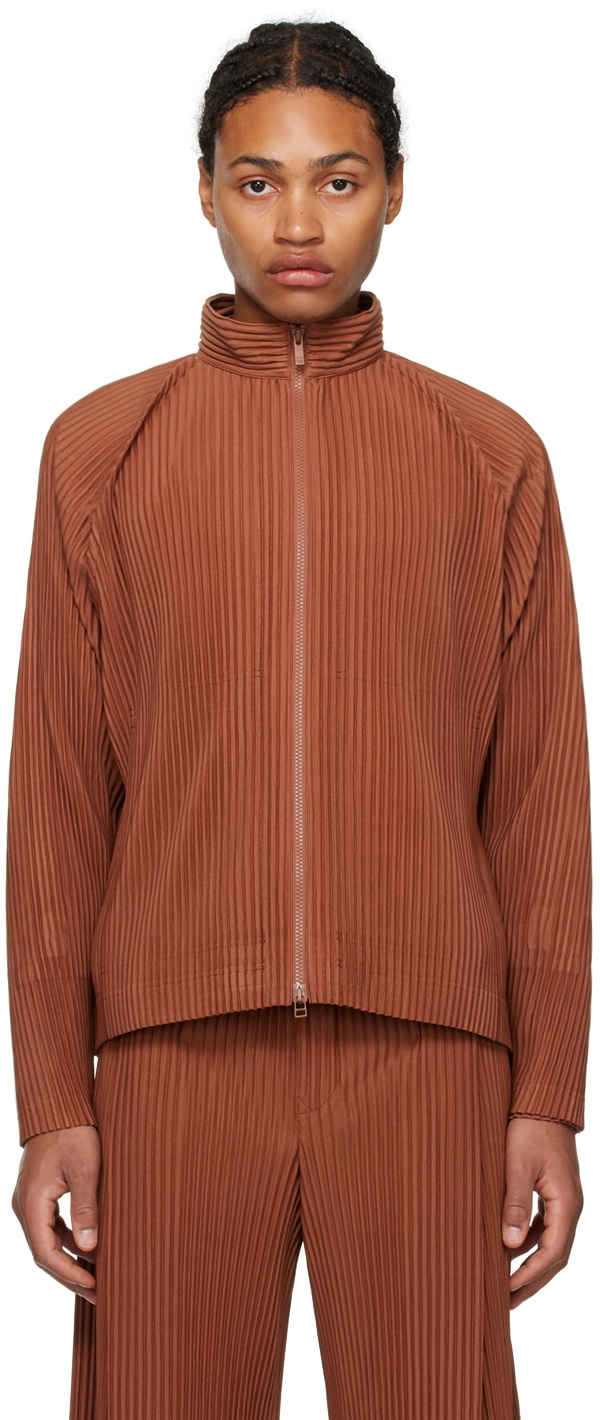 HOMME PLISSÉ ISSEY MIYAKE Orange Monthly Color October Jacket